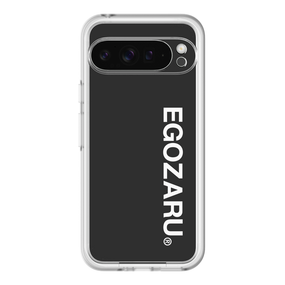 スリムプロテクションプレミアムケース［ EGOZARU - ベーシックロゴ バーティカル ］