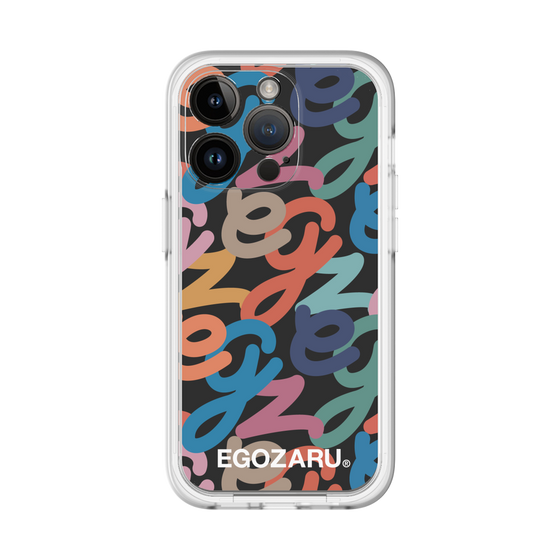 スリムプロテクションプレミアムケース［ EGOZARU - マルチスクリプト ］