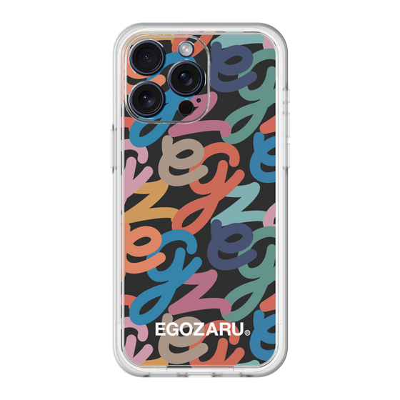 スリムプロテクションプレミアムケース［ EGOZARU - マルチスクリプト ］