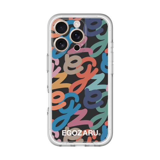 スリムプロテクションプレミアムケース［ EGOZARU - マルチスクリプト ］