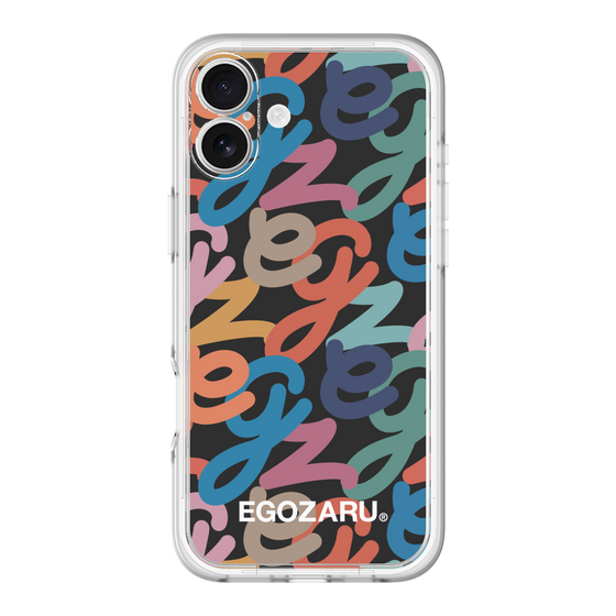 スリムプロテクションプレミアムケース［ EGOZARU - マルチスクリプト ］