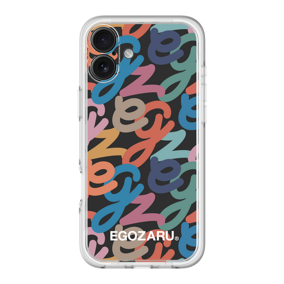 スリムプロテクションプレミアムケース［ EGOZARU - マルチスクリプト ］