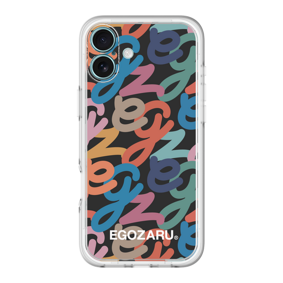 スリムプロテクションプレミアムケース［ EGOZARU - マルチスクリプト ］