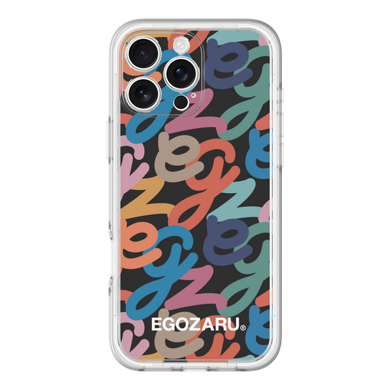 スリムプロテクションプレミアムケース［ EGOZARU - マルチスクリプト ］