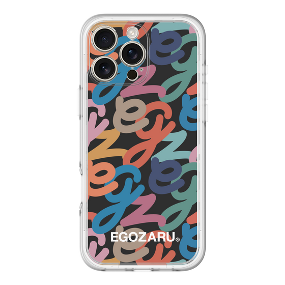 スリムプロテクションプレミアムケース［ EGOZARU - マルチスクリプト ］