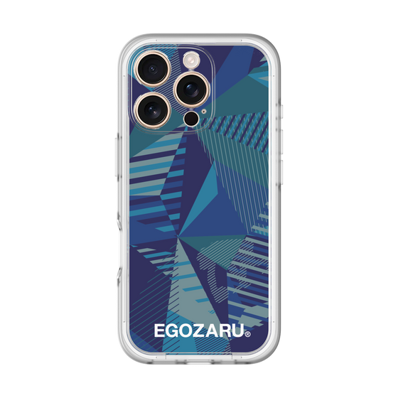 スリムプロテクションプレミアムケース［ EGOZARU - ワイドジオメトリック ］