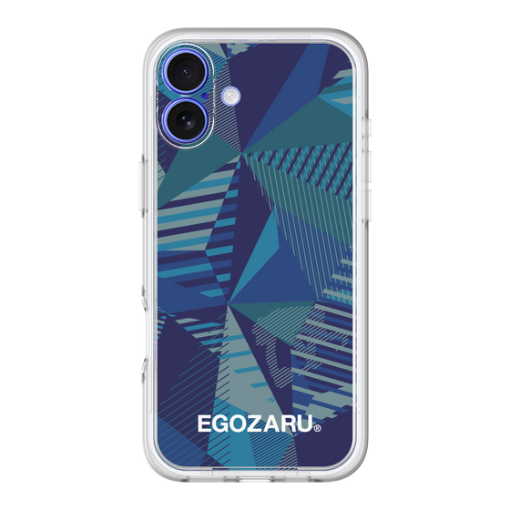 スリムプロテクションプレミアムケース［ EGOZARU - ワイドジオメトリック ］