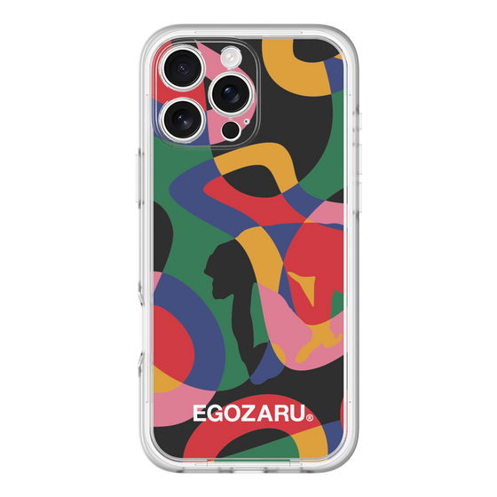 スリムプロテクションプレミアムケース［ EGOZARU - ポップパターン ］