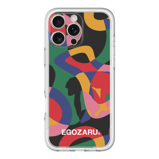 スリムプロテクションプレミアムケース［ EGOZARU - ポップパターン ］