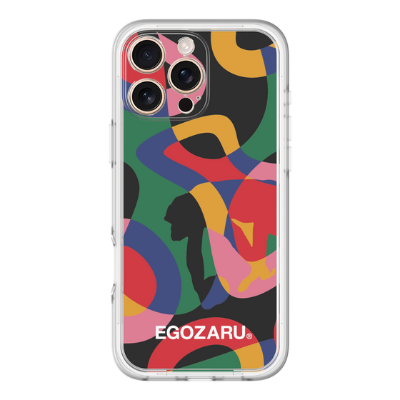 スリムプロテクションプレミアムケース［ EGOZARU - ポップパターン ］