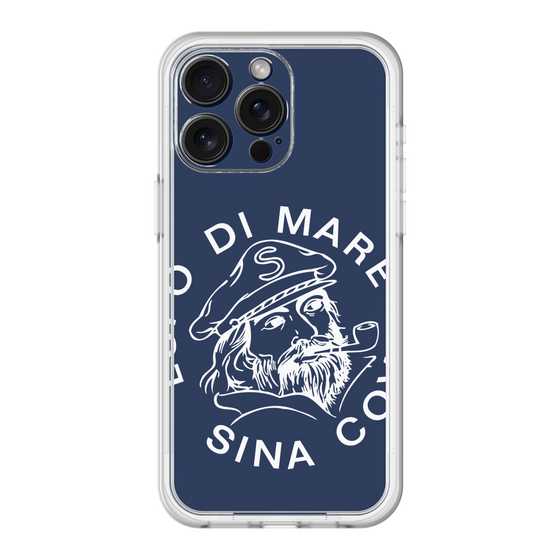 スリムプロテクションプレミアムケース［ SINA COVA - マリンロゴ ］