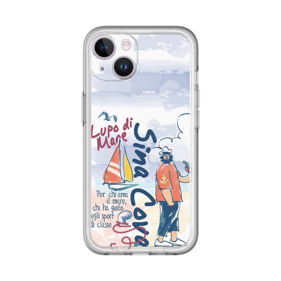 スリムプロテクションプレミアムケース［ SINA COVA - マリンテイスト ］