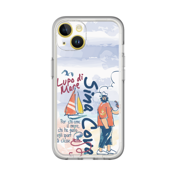 スリムプロテクションプレミアムケース［ SINA COVA - マリンテイスト ］