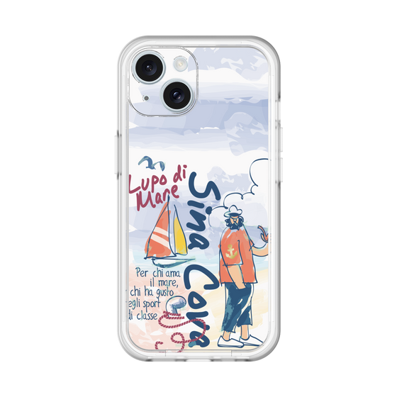 スリムプロテクションプレミアムケース［ SINA COVA - マリンテイスト ］