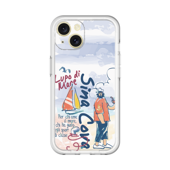 スリムプロテクションプレミアムケース［ SINA COVA - マリンテイスト ］