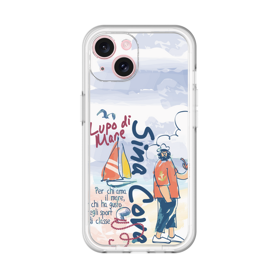 スリムプロテクションプレミアムケース［ SINA COVA - マリンテイスト ］