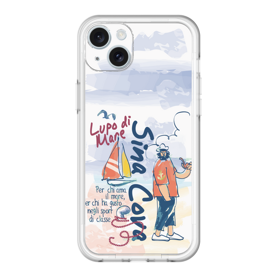 スリムプロテクションプレミアムケース［ SINA COVA - マリンテイスト ］