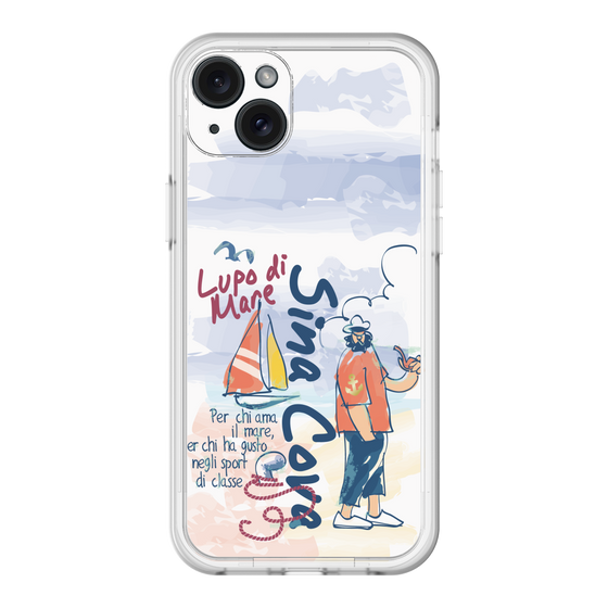 スリムプロテクションプレミアムケース［ SINA COVA - マリンテイスト ］