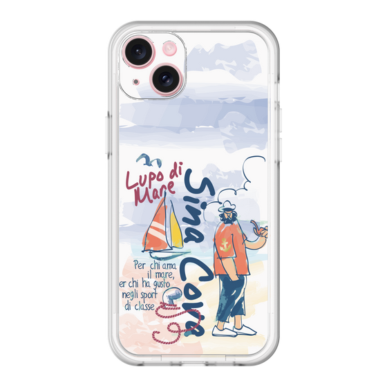 スリムプロテクションプレミアムケース［ SINA COVA - マリンテイスト ］