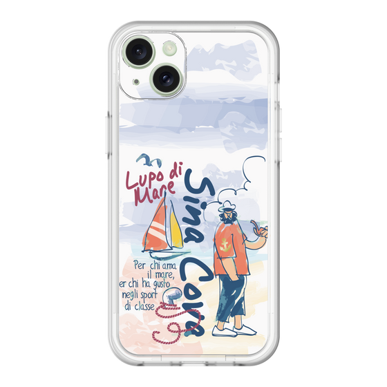 スリムプロテクションプレミアムケース［ SINA COVA - マリンテイスト ］