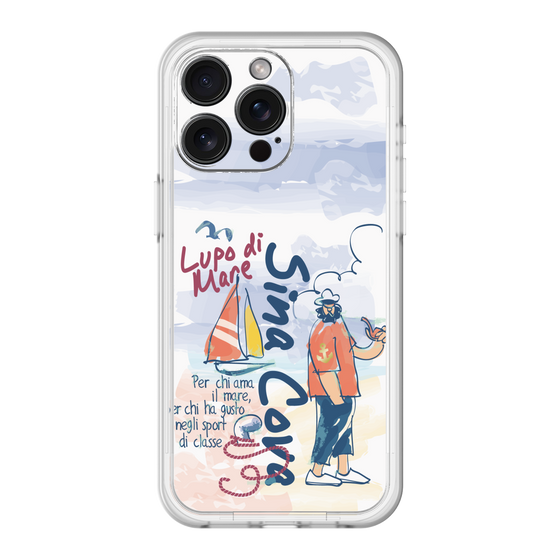 スリムプロテクションプレミアムケース［ SINA COVA - マリンテイスト ］