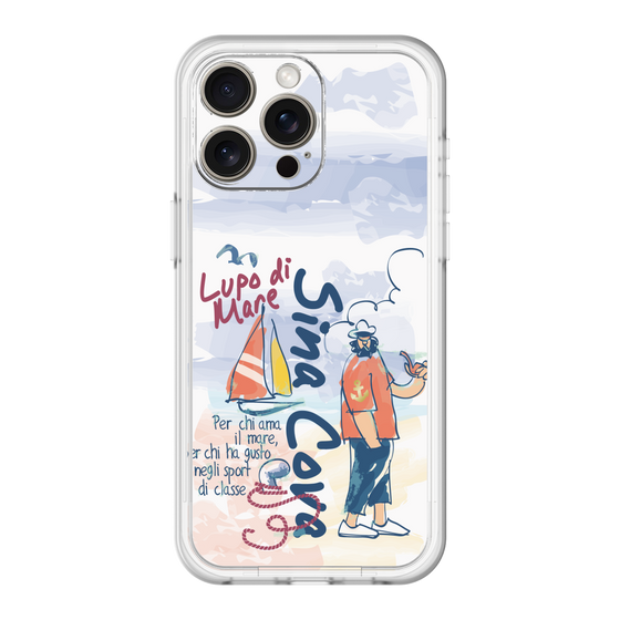 スリムプロテクションプレミアムケース［ SINA COVA - マリンテイスト ］