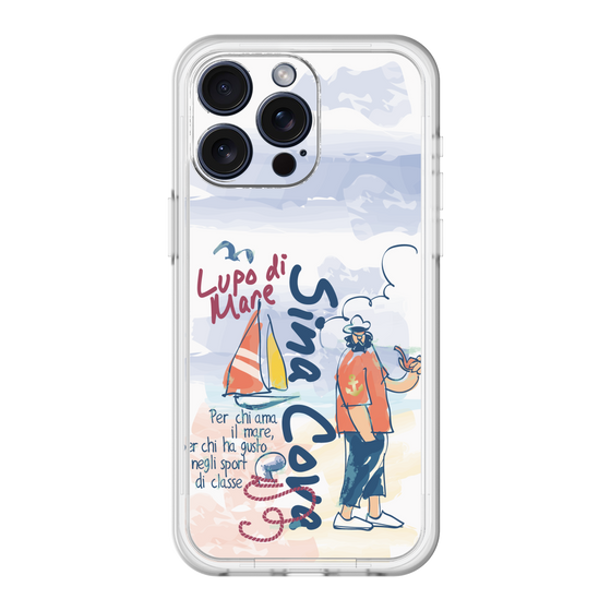 スリムプロテクションプレミアムケース［ SINA COVA - マリンテイスト ］