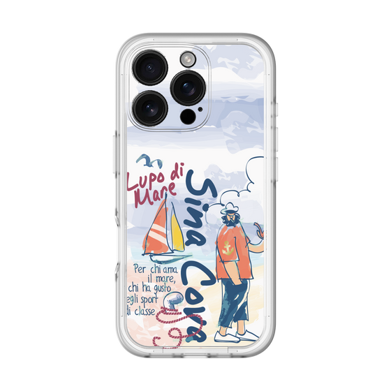 スリムプロテクションプレミアムケース［ SINA COVA - マリンテイスト ］