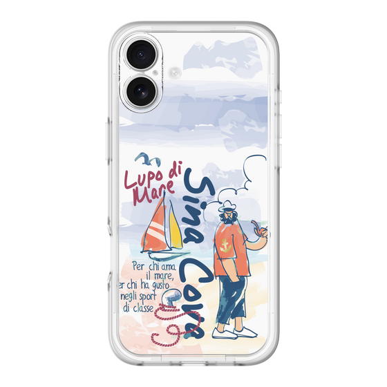 スリムプロテクションプレミアムケース［ SINA COVA - マリンテイスト ］