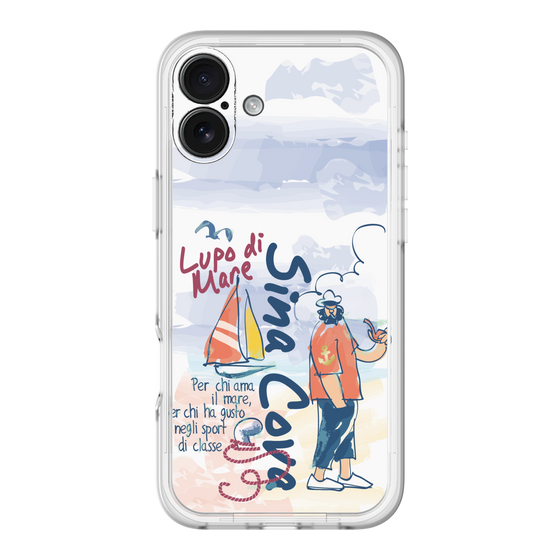 スリムプロテクションプレミアムケース［ SINA COVA - マリンテイスト ］