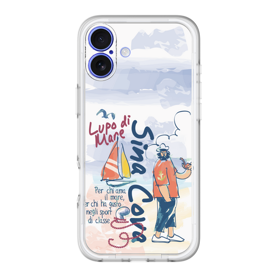 スリムプロテクションプレミアムケース［ SINA COVA - マリンテイスト ］