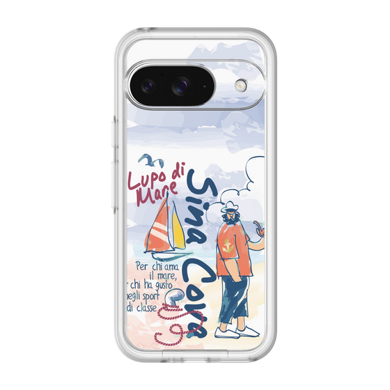 スリムプロテクションプレミアムケース［ SINA COVA - マリンテイスト ］