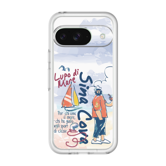 スリムプロテクションプレミアムケース［ SINA COVA - マリンテイスト ］