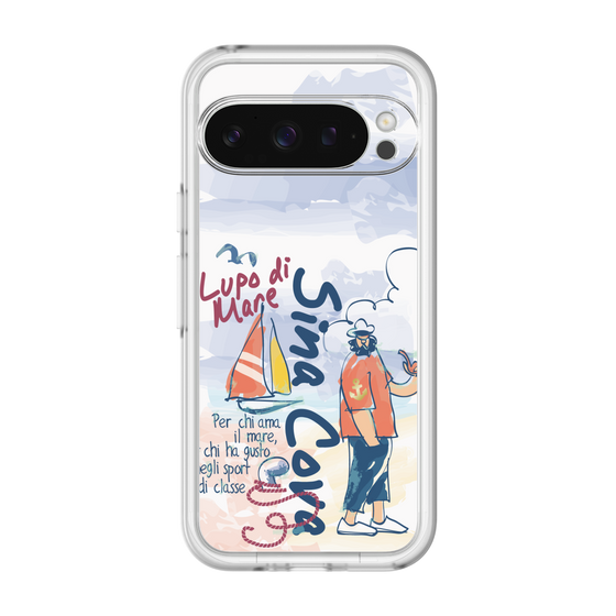 スリムプロテクションプレミアムケース［ SINA COVA - マリンテイスト ］