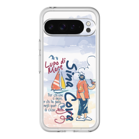 スリムプロテクションプレミアムケース［ SINA COVA - マリンテイスト ］