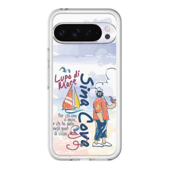 スリムプロテクションプレミアムケース［ SINA COVA - マリンテイスト ］