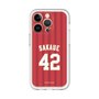 スリムプロテクションプレミアムケース［ 楽天イーグルス - #42 Sakaue - ビジター ］
