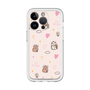 スリムプロテクションプレミアムケース［ ビリケン - 総柄 - ピンク ］
