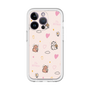 スリムプロテクションプレミアムケース［ ビリケン - 総柄 - ピンク ］