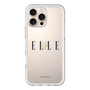 スリムプロテクションプレミアムケース［ ELLE×ポムポムプリン - ロゴ ］