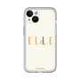 スリムプロテクションプレミアムケース［ ELLE×ポムポムプリン - ロゴ - ベージュ ］