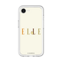 スリムプロテクションプレミアムケース［ ELLE×ポムポムプリン - ロゴ - ベージュ ］