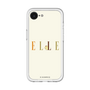 スリムプロテクションプレミアムケース［ ELLE×ポムポムプリン - ロゴ - ベージュ ］