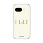 スリムプロテクションプレミアムケース［ ELLE×ポムポムプリン - ロゴ - ベージュ ］