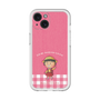 スリムプロテクションプレミアムケース［ ちびまる子ちゃん - ピンクチェック ］