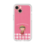 スリムプロテクションプレミアムケース［ ちびまる子ちゃん - ピンクチェック ］