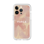 スリムプロテクションプレミアムケース［ FURLA - FLOWER VELATO-01 ］