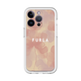 スリムプロテクションプレミアムケース［ FURLA - FLOWER VELATO-01 ］