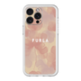 スリムプロテクションプレミアムケース［ FURLA - FLOWER VELATO-01 ］