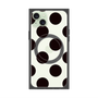 プレミアムスクエアケース with MagSafe［ シンプルドット - Black ］